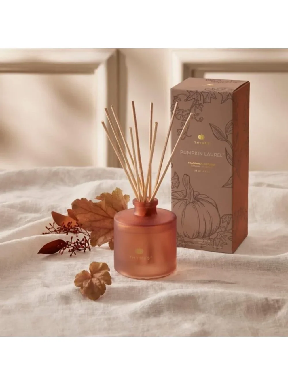 Luxury Reed Diffuser Set with Sticks & Oil - Fall Scents for Cozy Home Decor